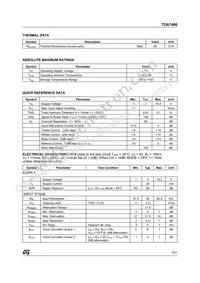 TDA7466$ Datasheet Page 3