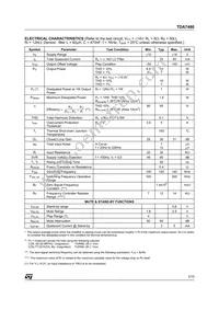 TDA7480 Datasheet Page 3