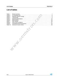 TDA7491LP Datasheet Page 4