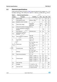 TDA7491LP Datasheet Page 10