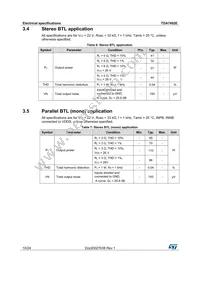 TDA7492ETR Datasheet Page 10