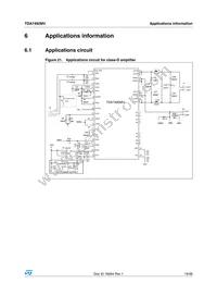 TDA7492MV Datasheet Page 19