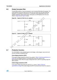 TDA7492MV Datasheet Page 23