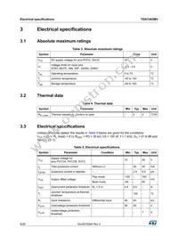 TDA7492MV13TR Datasheet Page 8