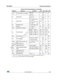 TDA7492MV13TR Datasheet Page 9