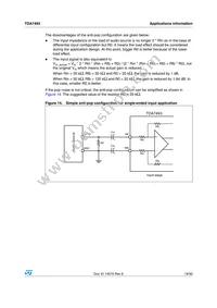 TDA7493 Datasheet Page 19