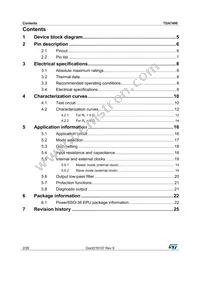 TDA7498 Datasheet Page 2