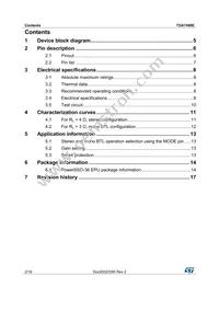 TDA7498E Datasheet Page 2