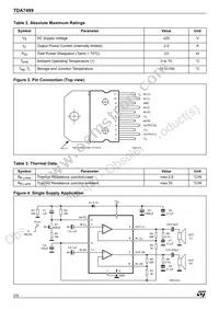 TDA7499 Datasheet Page 2