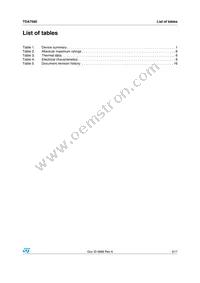 TDA7560 Datasheet Page 3