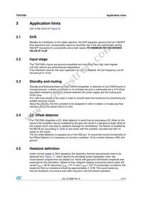 TDA7560 Datasheet Page 13