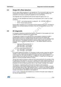 TDA75610LVPDTR Datasheet Page 21