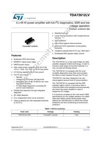 TDA75612LV-48X Datasheet Cover