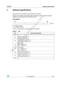 TDA7561H Datasheet Page 19