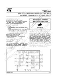 TDA7564 Datasheet Cover