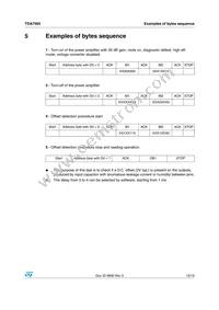 TDA7565 Datasheet Page 15