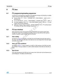 TDA7567PD Datasheet Page 21