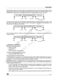 TDA7575PD Datasheet Page 13