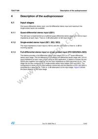 TDA7718N Datasheet Page 13