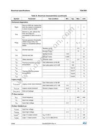 TDA7801SM Datasheet Page 16