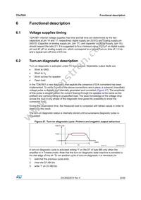 TDA7801SM Datasheet Page 23