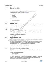 TDA7803A-ZST Datasheet Page 22