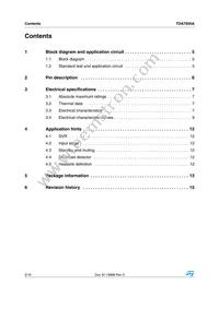 TDA7850AH Datasheet Page 2