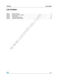 TDA7850H Datasheet Page 3