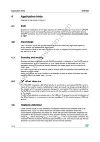 TDA7850H Datasheet Page 14