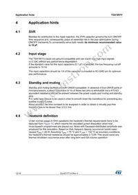 TDA7851FH-QIX Datasheet Page 12