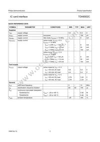 TDA8002CT/C/C1 Datasheet Page 3