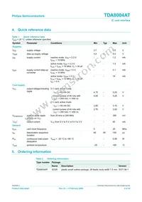 TDA8004AT/C1 Datasheet Page 2