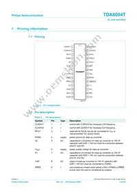 TDA8004T/C1 Datasheet Page 4