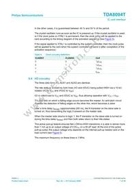 TDA8004T/C1 Datasheet Page 7