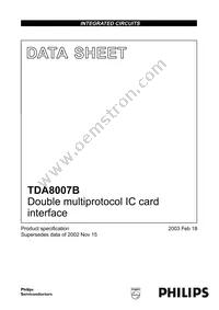 TDA8007BHL/C2,118 Cover
