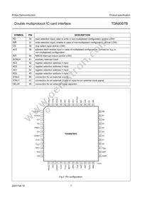 TDA8007BHL/C2 Datasheet Page 7