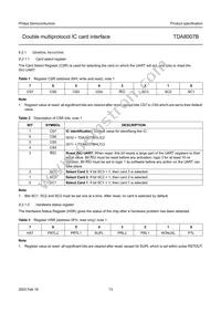TDA8007BHL/C2 Datasheet Page 13