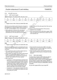 TDA8007BHL/C2 Datasheet Page 17