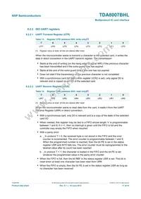 TDA8007BHL/C3 Datasheet Page 17