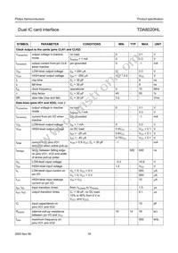 TDA8020HL/C1 Datasheet Page 18