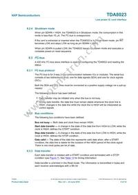 TDA8023TT/C1 Datasheet Page 8