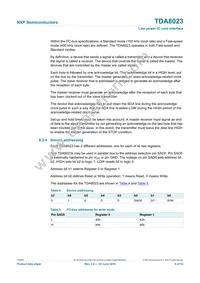 TDA8023TT/C1 Datasheet Page 9