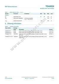TDA8024T/C1 Datasheet Page 3