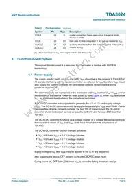 TDA8024T/C1 Datasheet Page 7
