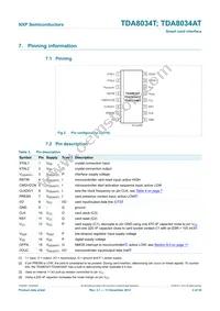 TDA8034AT/C1 Datasheet Page 4