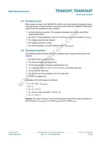 TDA8034AT/C1 Datasheet Page 9