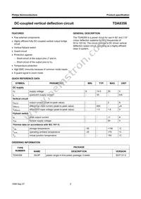 TDA8356/N6 Datasheet Page 2