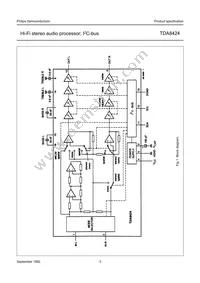 TDA8424/V7 Datasheet Page 3