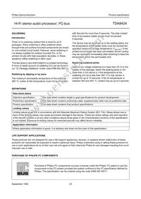 TDA8424/V7 Datasheet Page 23