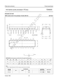 TDA8425/V7 Datasheet Page 23